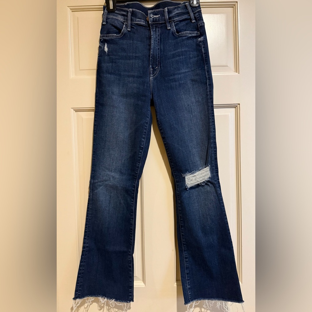 MOTHER Dark Blue Flare Jeans